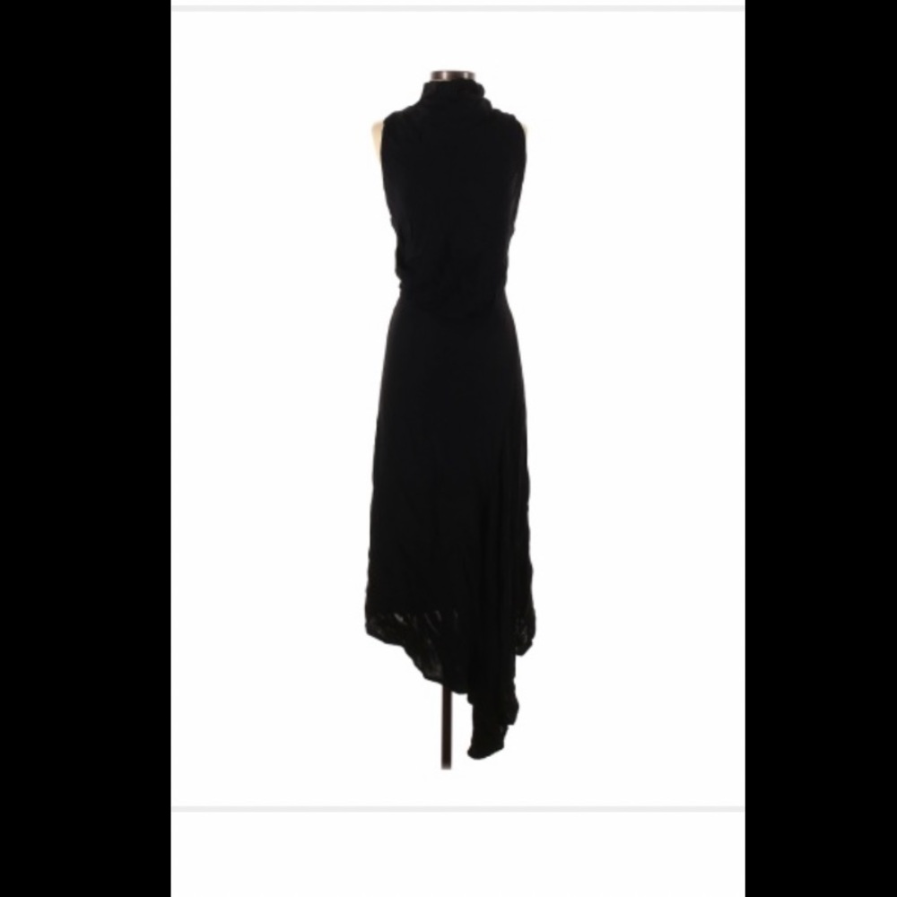 Acler black draped dress - US 4